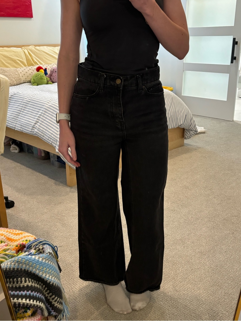 BDG Black High and wide Jeans